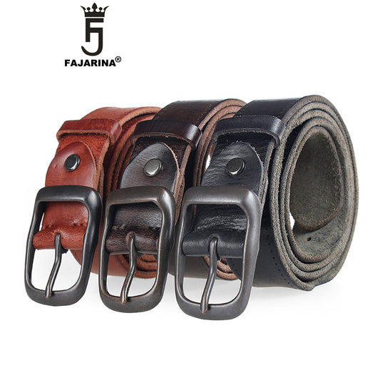 3.2cm Wide Top Quality Retro Style Belts for Unisex NO. 168