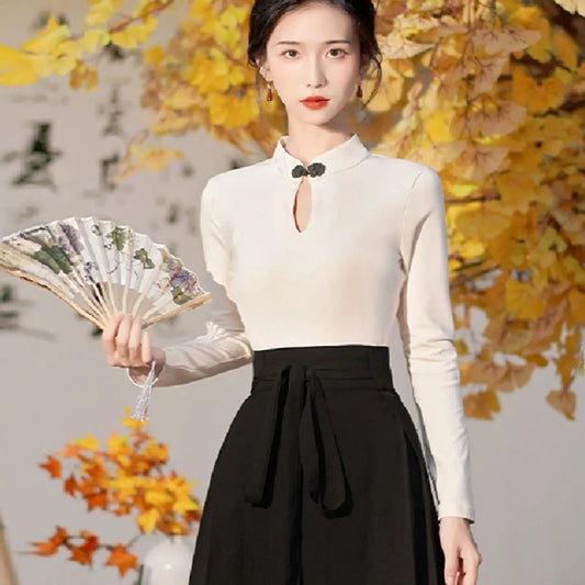Women's Chinese Ancient Style Shirt Daily Wear NO. MMQ012