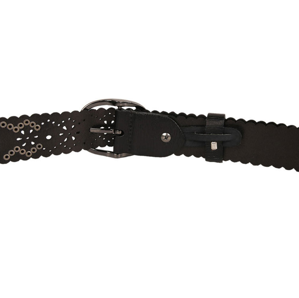 3.8cm Wide Personality Rivet Pin Belt for Unisex NO.PKS019